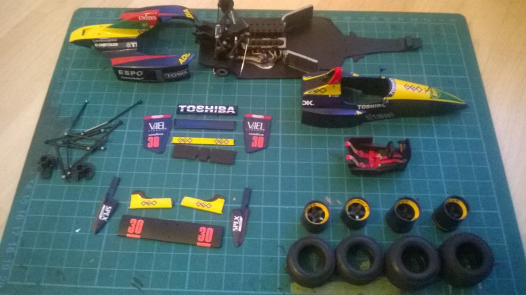 hasegawa larrousse lc90 build