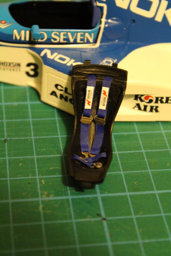 Tamiya Tyrrell 023 cockpit