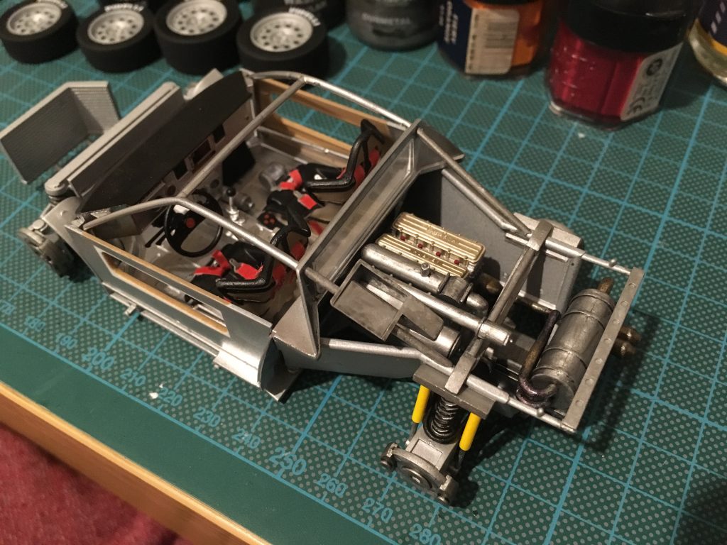 Hasegawa Lancia 037 Rally engine detail