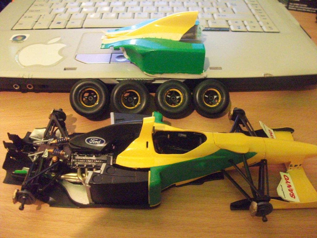 Tamiya Benetton B190 failed first attempt