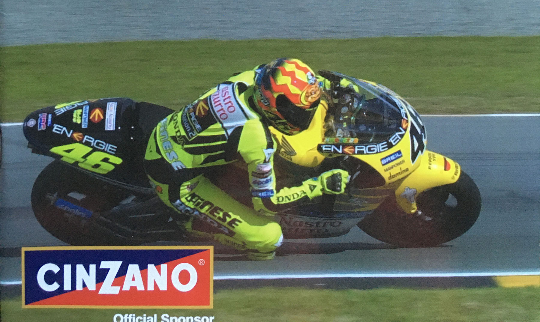 2001 British Motorcycle Grand Prix programme Rossi