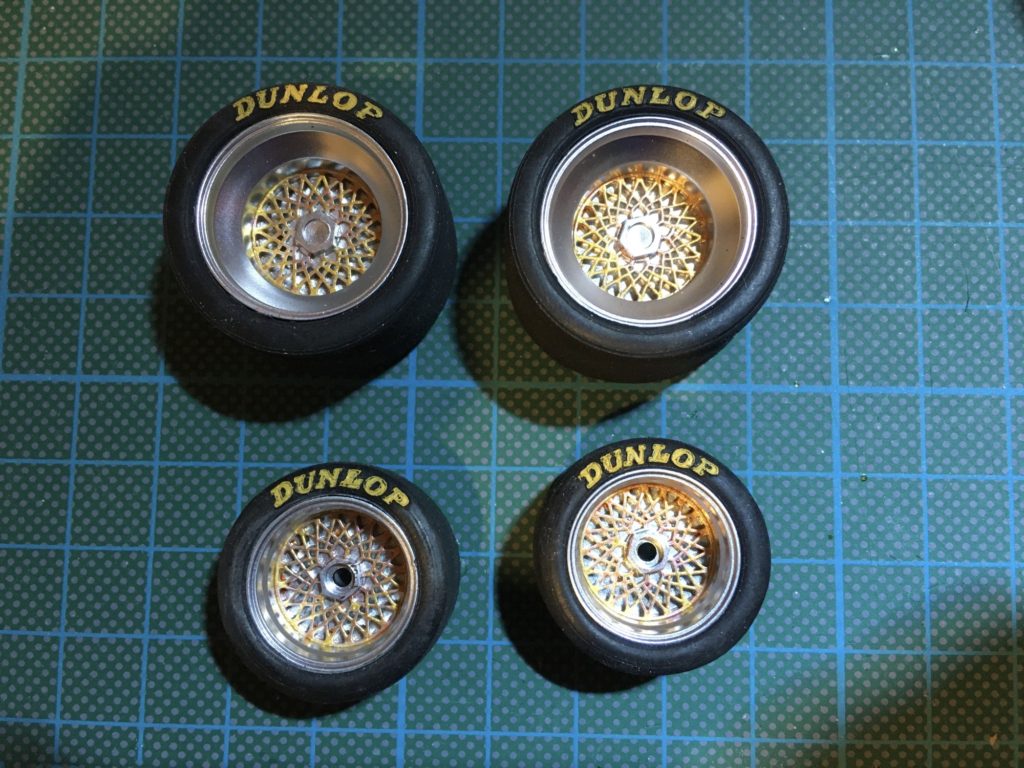 Tamiya Porsche 935 Turbo wheels and tyres