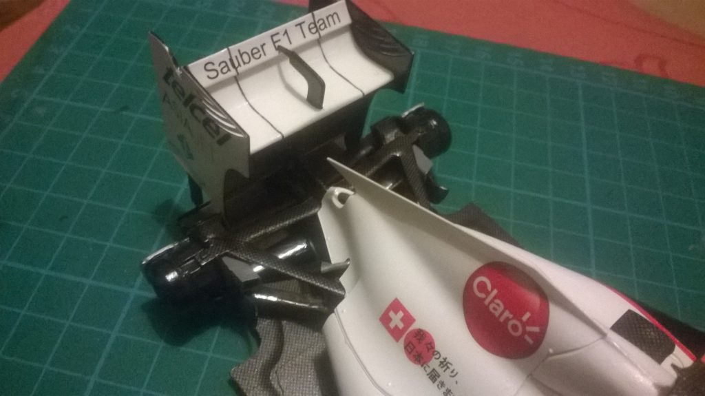 Fujimi Sauber C30 rear detail