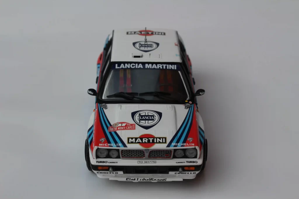 Italeri Lancia Delta HF Integrale front view