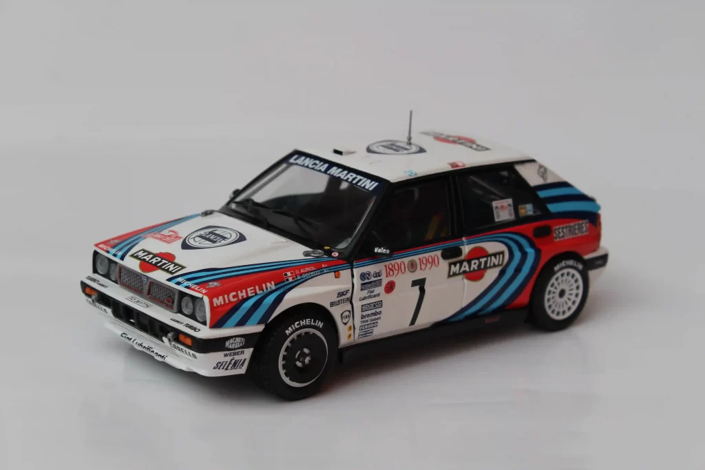 Italeri Lancia Delta HF Integrale left front quarter