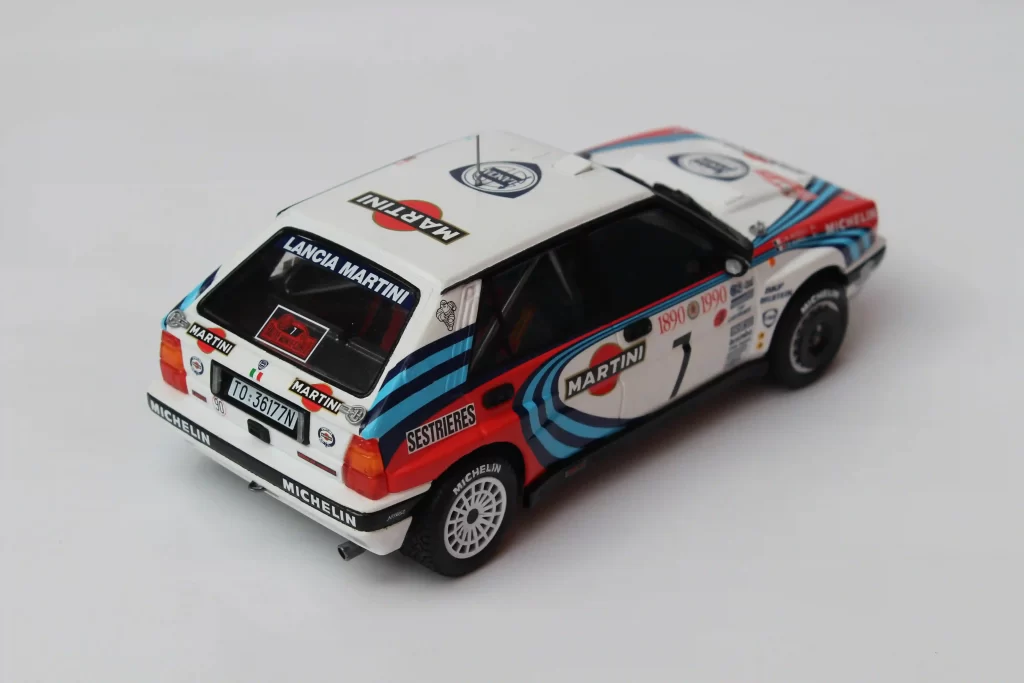 Italeri Lancia Delta HF Integrale right rear quarter